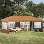 Cort de Petrecere Pop-up 575 x 289 x 245 cm Bej GartenMobel Dekor