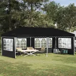 Cort de Petrecere Pop-up 575 x 289 x 245 cm Negru GartenMobel Dekor