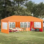 Cort de Petrecere Pop-up 575 x 289 x 245 cm Portocaliu GartenMobel Dekor