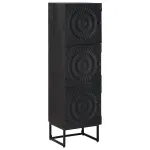 Bufet Negru 35 x 30 x 120 cm GartenMobel Dekor