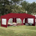 Cort de Petrecere Pop-up Burgundy 575 x 288 x 245 cm GartenMobel Dekor
