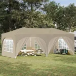 Cort de Petrecere Pop-up Crem 575 x 288 x 245 cm GartenMobel Dekor