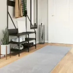 Covor moale cu pile medie și spălabil HUARTE Gri 400 x 80 cm GartenMobel Dekor