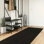 Covor moale cu pile medie și spălabil HUARTE Negru 500 x 80 cm GartenMobel Dekor