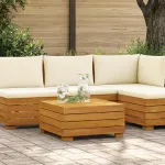 Masă laterală pentru grădină Lemn Solid de Acacia Maro GartenMobel Dekor