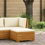 Taburet pentru grădină Lemn Solid de Acacia Maro GartenMobel Dekor