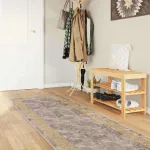 Covor Runner MARSA Gri 80 x 450 cm Poliester și PVC GartenMobel Dekor