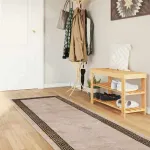 Covor Runner MARSA Negru 100 x 400 cm Poliester și PVC GartenMobel Dekor
