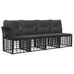 Canapea de grădină cu 4 locuri și braț stâng 4 pcs GartenMobel Dekor
