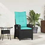 Scaun de grădină rabatabil 56 x 60 x 112 cm oțel GartenMobel Dekor