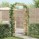 Arc de Grădină natural 110 x 40 x 205 cm Bambus GartenMobel Dekor