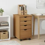 Cabinet mobil MOSS Maro Miere 34 x 39 x 56 cm Lemn masiv de pin GartenMobel Dekor