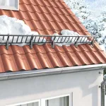 Apărătoare de zăpadă pentru acoperiș Antracit Oțel GartenMobel Dekor