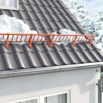 Suport pentru Zăpadă Roșu 29,5 x 3 x 34,5 cm Oțel GartenMobel Dekor