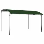 Foișor 4 x 3 x 2,55 m Verde Țesătură și Aluminiu 180 GartenMobel Dekor