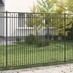 Gard cu Vârfuri BAARLO Negru GartenMobel Dekor