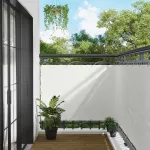 Ecran de balcon Alb 110 x 300 cm Material Oxford GartenMobel Dekor