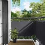 Ecran de balcon Antracit 100 x 500 cm Material Oxford GartenMobel Dekor