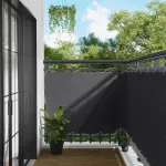 Ecran de balcon Antracit 110 x 400 cm Material Oxford GartenMobel Dekor