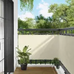 Ecran de balcon Crem 100 x 500 cm Material Oxford GartenMobel Dekor