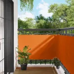 Ecran de balcon Portocaliu 100 x 400 cm Material Oxford GartenMobel Dekor