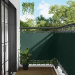 Ecran de balcon Verde închis 110 x 600 cm Material Oxford GartenMobel Dekor