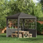 Perete lateral pentru cort de petrecere 2 pcs 200 x 195 cm GartenMobel Dekor