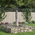 Pat ridicat din gabion Argintiu GartenMobel Dekor