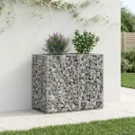 Pat ridicat din gabion Argintiu GartenMobel Dekor