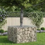 Pat ridicat din gabion Argintiu GartenMobel Dekor