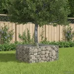 Pat ridicat din gabion Argintiu GartenMobel Dekor