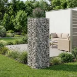 Pat ridicat din gabion Argintiu GartenMobel Dekor
