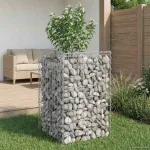 Pat ridicat din gabion Argintiu GartenMobel Dekor