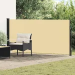Jaluzea laterală retractabilă Nisipiu 500 x 140 cm Poliester GartenMobel Dekor