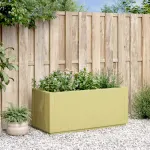Cutie de flori pentru grădină Verde 80 x 36 x 35 cm PP GartenMobel Dekor