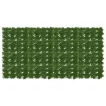 Ecran de balcon cu frunze verzi, 200 x 100 cm, pentru intimitate