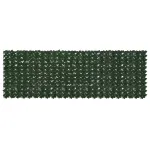 Ecran de balcon cu frunze verde închis, 300 x 100 cm, pentru intimitate