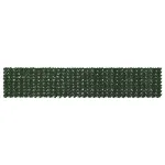 Ecran de balcon cu frunze, verde, 400x75 cm, pentru intimitate exterior