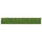 Ecran de balcon cu frunze decorative, verde, 500 x 75 cm
