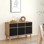 Bufet OTTA Maro și negru 114 x 43 x 73,5 cm GartenMobel Dekor