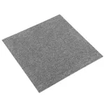 Covor 20 pcs Gri 50 x 50 cm 100% polipropilenă GartenMobel Dekor