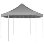 Marchiză pliabilă hexagonală, gri, 3,6 x 3,1 m GartenMobel Dekor