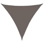 Pânză parasolar din HDPE triunghiulară 5 x 5 x 5 m, antracit GartenMobel Dekor