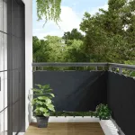 Prelată balcon, material textil oxford, 75 x 600 cm, antracit GartenMobel Dekor