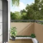 Prelată balcon, material textil oxford, 75 x 600 cm, bej GartenMobel Dekor