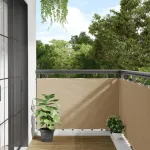 Prelată pentru balcon, material textil oxford, 90x400 cm, bej GartenMobel Dekor