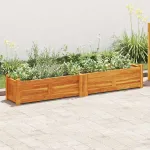 Strat înălțat de grădină, 150x30x25 cm, lemn de acacia GartenMobel Dekor