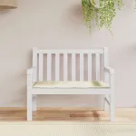 Pernă de bancă de grădină, crem, 100x50x4 cm, textil oxford GartenMobel Dekor