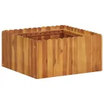 Strat înălțat de grădină, 50 x 50 x 25 cm, lemn masiv de acacia GartenMobel Dekor
