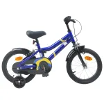 Bicicletă pentru Copii 16 Inci pentru 4-6 ani Albastru Alb GartenMobel Dekor
